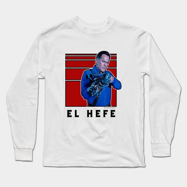 EL HEFE Long Sleeve T-Shirt by Spilled Ink